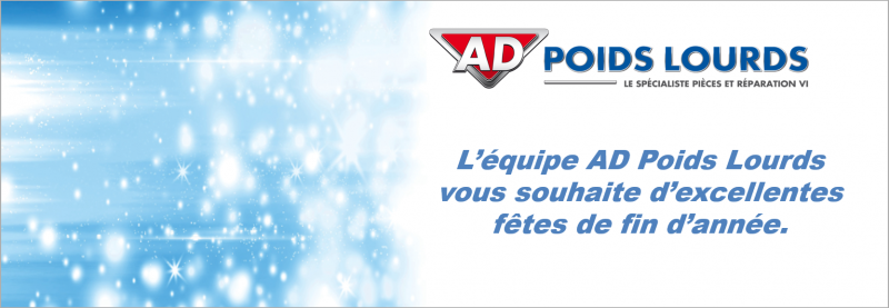 Actualité «Vœux AD POIDS LOURDS Fin d'année 2017» du 01/11/2017 au 05/01/2018