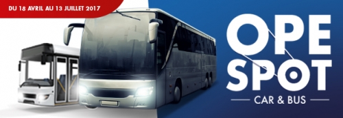 Promotion OP SPOT Car & Bus du 18/04/2017 au 31/07/2017