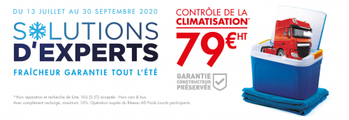 Promotion Solutions d'Experts #2 - Contrôle de Climatisation du 13/07/2020 au 30/09/2020