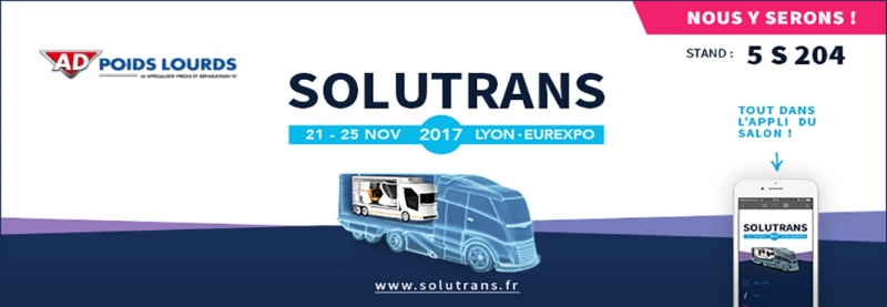 Actualité «SOLUTRANS » du 01/09/2017 au 30/11/2017