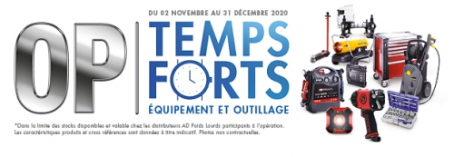 Promotion OP Temps Forts Equipement & Outillage du 02/11/2020 au 31/12/2020