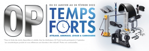 Promotion  OP Temps Forts Arrimage Attelage & Carrosserie  du 05/01/2022 au 28/02/2022 