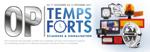 Promotion OP Temps Forts Eclairage & Signalisation - S2 du 02/11/2021 au 15/12/2021