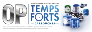 Promotion  OP Temps Forts Cartouches  du 22/09/2022 au 31/10/2022 