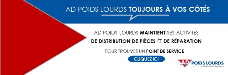 Actualité  «AD Poids Lourds vous informe Spéciale COVID 19»  du 02/11/2020 au 31/12/2020 